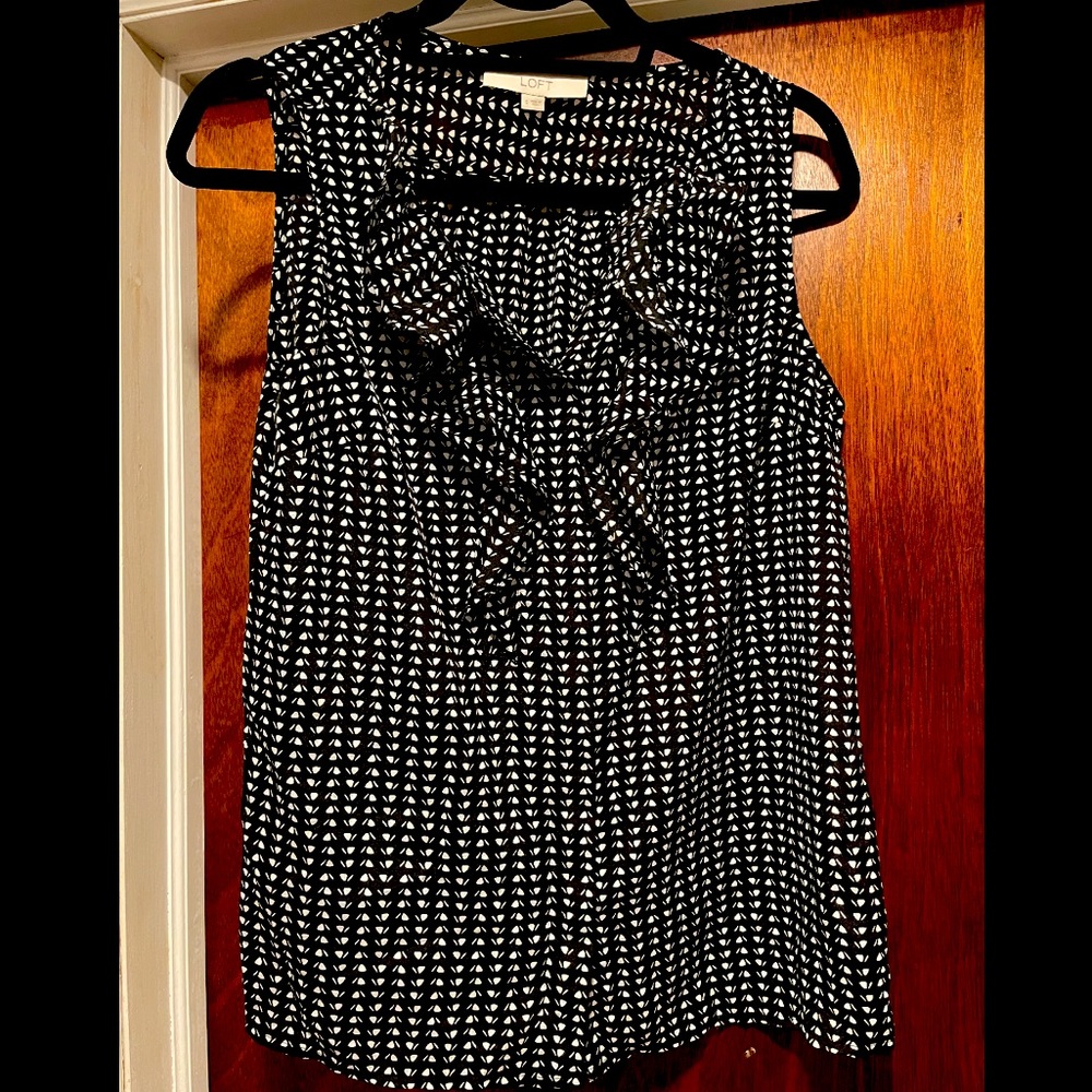 LOFT perfect too for work- sleeveless blouse